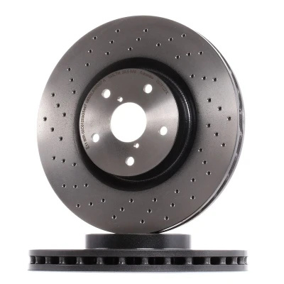 Bilde av BREMBO XTRA LINE 09.7812.2X Bremseskiver 326 30 5 perforert / ventilert belagt høy karbon SUBARU: Impreza III Hatchback, II Sedan