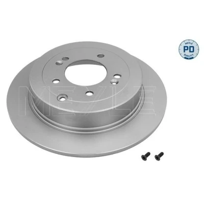Bilde av MEYLE 37 15 523 0043/PD Bremseskiver bakaksel 302 10 5 114,3 fullt ut Sink lamell belagt med skruer HYUNDAI: ix35, Tucson, KIA: Sportage IV