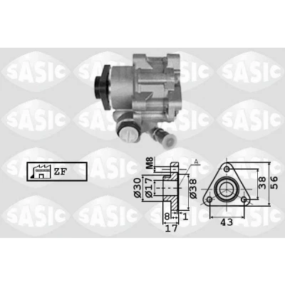 Bilde av SASIC 7076058 Hydraulikkpumpe hydraulisk AUDI: A4 B6 Avant, B5 VOLKSWAGEN: Passat GP Stasjonsvogn, SKODA: Superb I Sedan