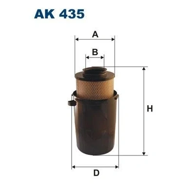 Bilde av FILTRON AK 435 Luftfilter 329 151 Filterinnsats MERCEDES BENZ: T1 Flatvogn lastebil/Chassis