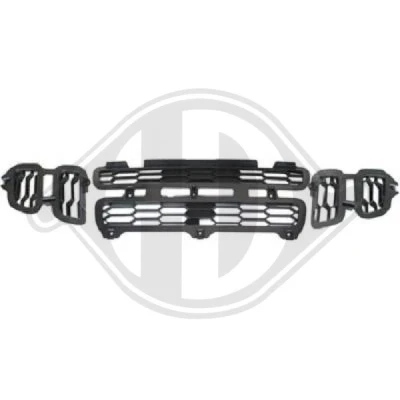 Bilde av DIEDERICHS Priority Parts 5402843 Radiatorgitter grå, matt ISUZU: D Max 1 Pickup