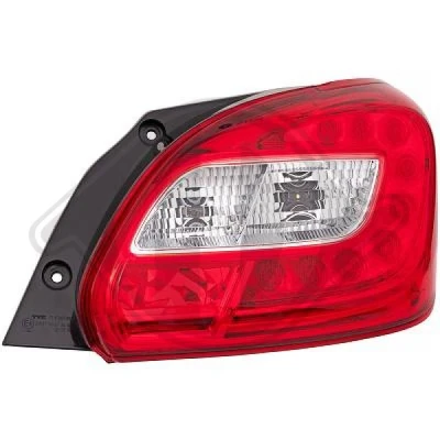 Bilde av DIEDERICHS 5830190 Baklykter høyre LED, PY21W, W16W med pæreholder, kabelsett