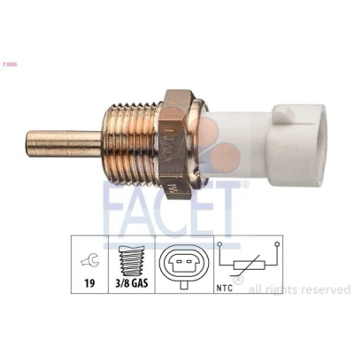 Bilde av Sensor, motortemperatur FACET 7.3335