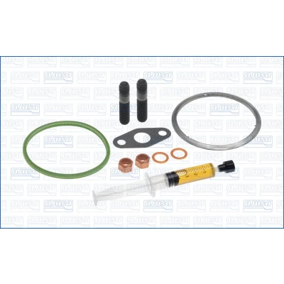 Bilde av AJUSA JTC11630 Monteringssett, lader with studs, syringe oil med tetning montageanvisning BMW: 3 Coupé, X5, Sedan
