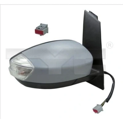 Bilde av Sidespeil Tyc 310 0193 høyre grunnet for elektrisk speiljustering, konveks, kan varmes opp FORD: C Max 2, Grand