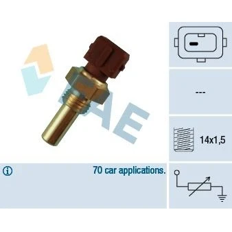 Bilde av EPS 1.830.077 Kjølevæsketemperatursensor Made in Italy OE Equivalent BMW: 3 Sedan, 5 Cabrio