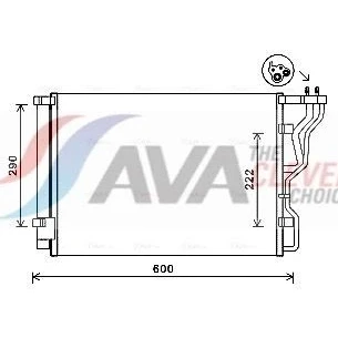 Bilde av Kondensator AVA QUALITY COOLING HY5299D