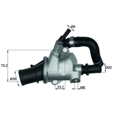 Bilde av BEHR THERMOT TRONIK TI 146 88 Termostat