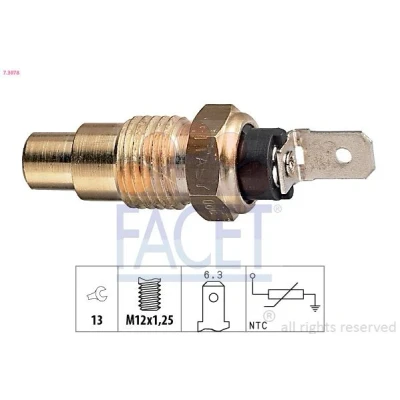 Bilde av FACET 7.3078 Kjølevæsketemperatursensor Made in Italy OE Equivalent NISSAN: 200SX
