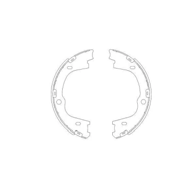 Bilde av KAVO PARTS KBS 3406 Bremsesko 210 40 HYUNDAI: H 1 Cargo