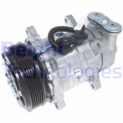 Bilde av DELPHI TSP0159242 Kompressor Sanden SD6V12 PAG 46 med kompressorlje