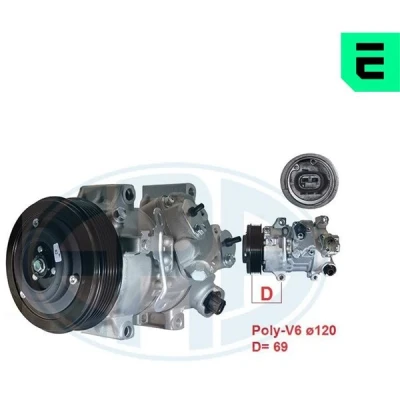 Bilde av DENSO DCP50302 Kompressor 6SEU14C PAG 46 R 134a TOYOTA: Avensis III Stasjonsvogn
