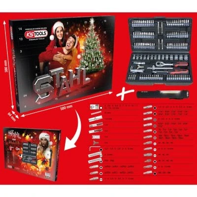 Bilde av KS TOOLS 999.4444 Pipesett 131 firkant