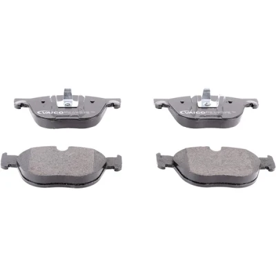 Bilde av VAICO V20 8158 Bremseklosser Q+, original equipment manufacturer quality framaksel klargjort for slitasjeindikator, ekskl. slitasjevarselkontakt