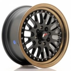 Bilde av Japan Racing JR10 Matt Black Bronze LIP 8x15 4/100 ET20 B74.1