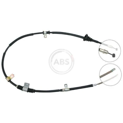 Bilde av Kabel, parkeringsbremse, Bakre venstre, hyundai lantra i, 59760 28000