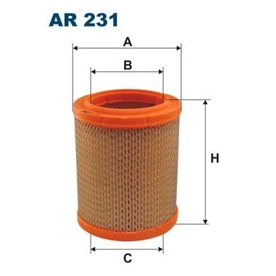 Bilde av FILTRON AR 231 Luftfilter 161 131 Filterinnsats FIAT: Panda I Hatchback