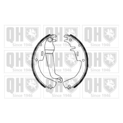 Bilde av Bremsesko sett, Bakaksel, opel,vauxhall, 16 05 382, 537, 552, 739, 744, 769, 772, 552 215, 216,
