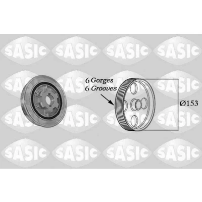 Bilde av SASIC 2150023 Remskive Veivaksel 153 PEUGEOT: 607 Sedan, CITROËN: C5 III Stasjonsvogn
