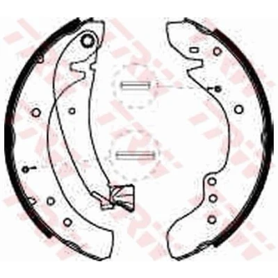 Bilde av TRW GS8545 Bremsesko 254 57 FIAT: Ducato II Flatvogn lastebil/Chassis, Van, I Van