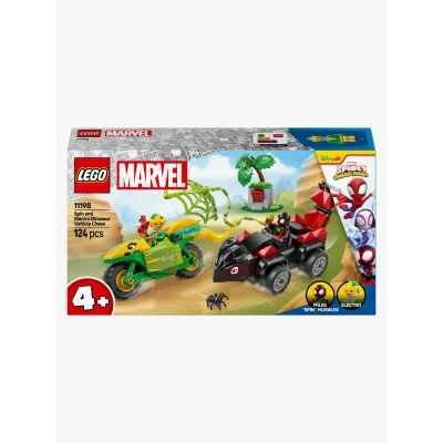 Bilde av LEGO Spidey 11198 Dinosaurkjøretøyjakt med Spin og Electro Byggesett Plast