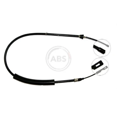 Bilde av A.B.S. K18516 Bremsekabel 1075 Trommelbrems for høyre/venstre ratt AUDI: A2