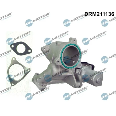 Bilde av DR.MOTOR AUTOMOTIVE DRM211136 EGR ventil elektrisk med tetning VOLKSWAGEN: Caddy 3, Passat B6 Variant, Touran I, SKODA: Octavia 2 Combi