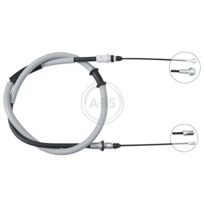 Bilde av Kabel, parkeringsbremse, Bakre venstre, Høyre bak, opel,renault,vauxhall, 4421189, 8200727571, 93168951