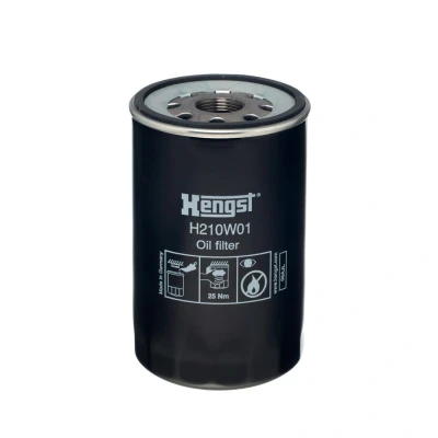 Bilde av HENGST FILTER H210W01 Oljefilter M30x2 Påskruingsfilter MAN: L 2000