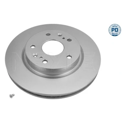 Bilde av MEYLE 33 15 521 0019/PD Bremseskiver framaksel 279,5 22 5 114,3 ventilert Sink lamell belagt med skruer SUZUKI: Vitara IV SUV, SX4 II S Cross