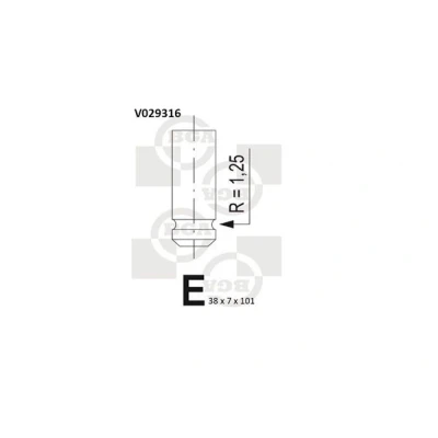 Bilde av Innløpsventil opel, vauxhall OE 642679, 90232973, 90295011