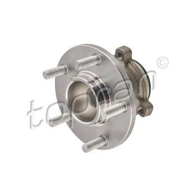 Bilde av TOPRAN 600 262 Hjulnav 5 114 med ABS senorring, Hjullager integrert i hjulnavet, hjulturtallsensor, stagbolt bakaksel begge sider