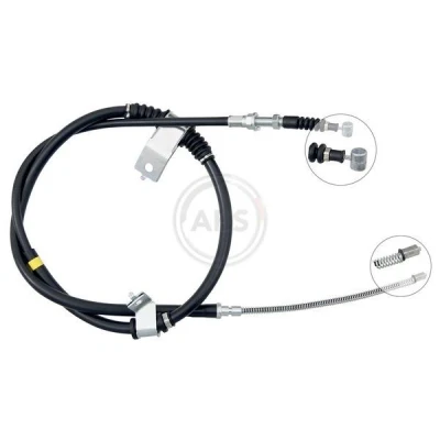 Bilde av Kabel, parkeringsbremse, Høyre bak, hyundai h 1 / starex buss, flak/chassi, skåp, travel, 599134A211