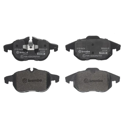 Bilde av BREMBO P 59 043X Bremseklosser klargjort for slitasjeindikator uten tilbehør OPEL: Vectra C Caravan, Zafira B, Astra H GTC, SAAB: 9 3 Stasjonsvogn