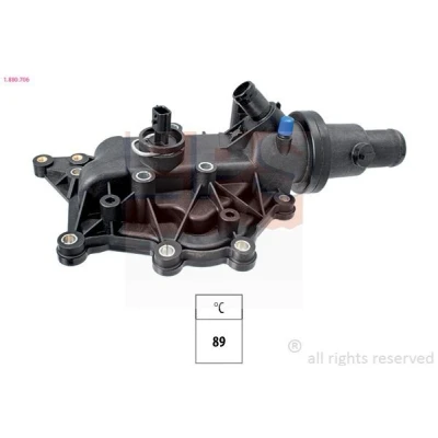 Bilde av EPS 1.880.706 Termostat 89 Made in Italy OE Equivalent med tetning RENAULT: SCENIC 3, MEGANE 2 Kombi, CLIO 3