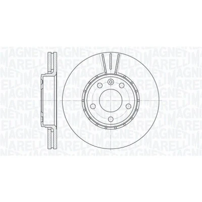 Bilde av MAGNETI MARELLI 361302040164 Bremseskiver 305, 305 28 5 72 innvendig ventilert OPEL: Vivaro A Combi, Van, NISSAN: Primastar Minibuss