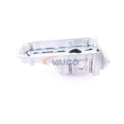 Bilde av VAICO V40 1534 Bunnpanne med oljeplugg tetningsring, uten oljekartetning, hull for oljenivåmåler Aluminium Original Quality