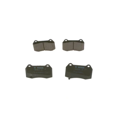 Bilde av BOSCH 0 986 494 310 Bremseklosser Low Metallic med akustisk slitasjevarsel antihyle blikk, montageanvisning SUBARU: Forester II