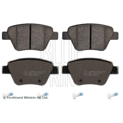 Bilde av BLUE PRINT ADV184218 Bremseklosser bakaksel med skruesett VOLKSWAGEN: Golf 6, Touran I, SKODA: Octavia 2 Combi, Superb II Stasjonsvogn, Yeti