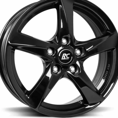 Bilde av Brock RC30 Shiny Black 7x17 5/108 ET50 B65.1