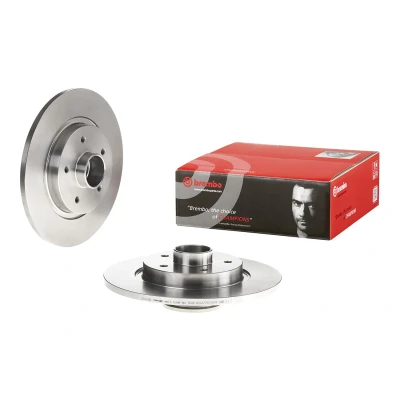 Bilde av BREMBO 08.B395.27 Bremseskiver 274 11 5 fullt ut med hjullagersett, ABS senorring RENAULT: Kangoo II Express, / Grand