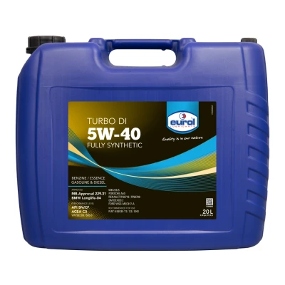 Bilde av Motorolje EUROL 5W40 TURBO DI 20L
