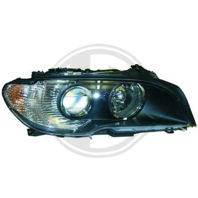 Bilde av DIEDERICHS Priority Parts 1215281 Frontlykter venstre H7/H7 hvit, svart med blinklys