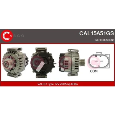 Bilde av CASCO CAL10421AS Dynamo 12V 150A FIAT: Ducato III Flatvogn lastebil / Chassis, Minibuss, IVECO: DAILY 4 Kasten/Kombi