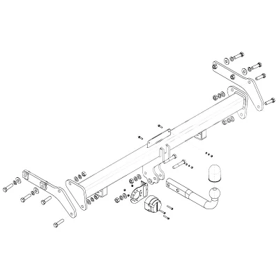 Bilde av Tilhengerfeste, avtakbart, hyundai tucson, kia sportage iv, v