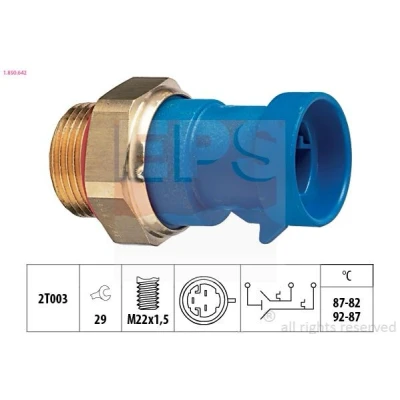 Bilde av EPS 1.850.642 Temperaturbryter, radiator ventilator M22x1,5 Made in Italy OE Equivalent FIAT: Ducato II Flatvogn lastebil/Chassis