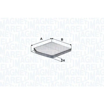 Bilde av MAGNETI MARELLI 350203063950 Kupéfilter Filterinnsats, Partikkelfilter 284 256 26 VOLVO: V70 2, XC70 I Cross Country, XC90
