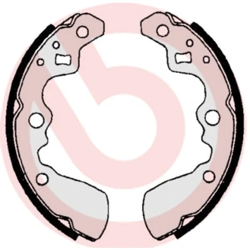 Bilde av BREMBO S 79 501 Bremsesko 180 26