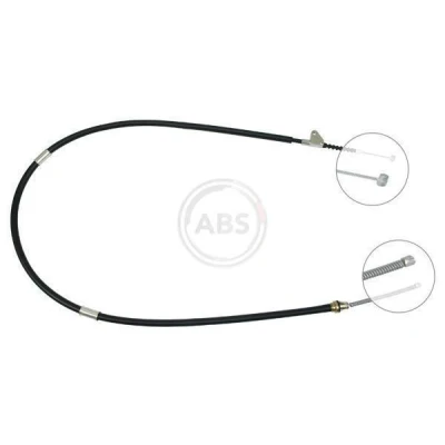 Bilde av A.B.S. K15968 Bremsekabel 1789 Trommelbrems for høyre/venstre ratt TOYOTA: Avensis I Sedan, Stasjonsvogn
