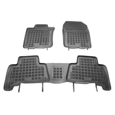 Bilde av REZAW PLAST 201416 Gulvmatte sett gummi foran og bak svart TOYOTA: Land Cruiser Prado 120, 150